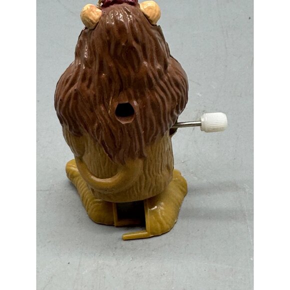 Vintage Wind-Up Tin Lion Toy With Brown Mane & Movable Parts wizard of OZ READ - Picture 4 of 13